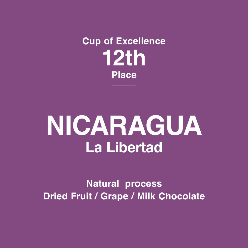 ○ニカラグア カップオブエクセレンス12位 ( Cup Of Excellence
