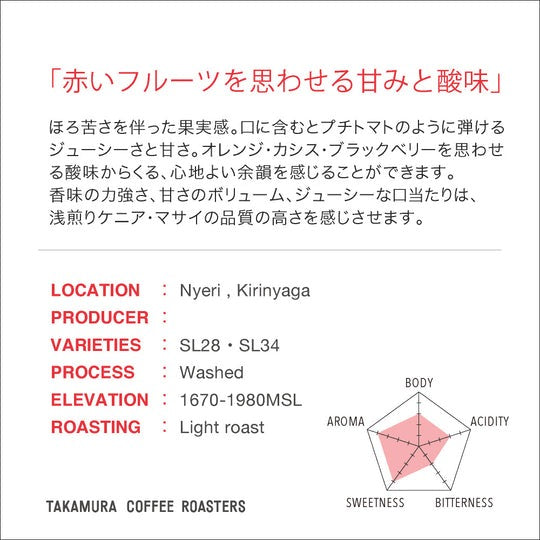 【メール便送料無料】ドリップバッグ 15個入り 浅煎り ケニア マサイ Kenya ( コーヒー )※同梱不可